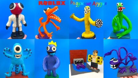 Фигурки из пластилина