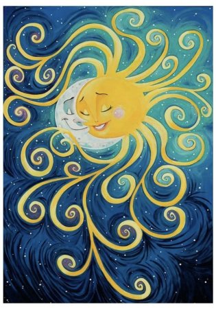 Солнце рисунок