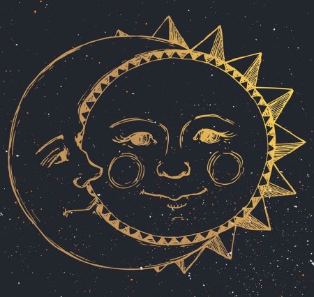 Солнце и месяц