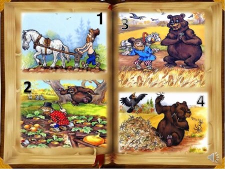 Мнемотаблица к сказке вершки и корешки