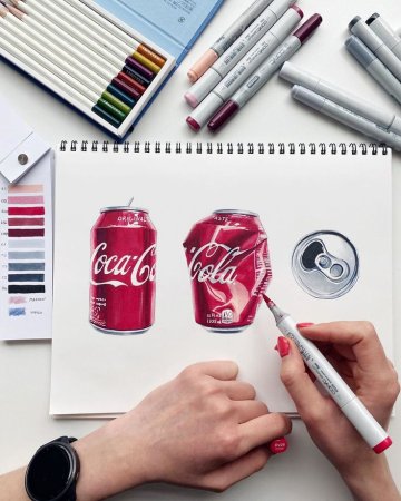 Скетчи спиртовыми маркерами