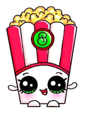 Милая еда с глазками