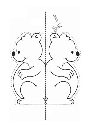 Трафареты для вырезания для детей