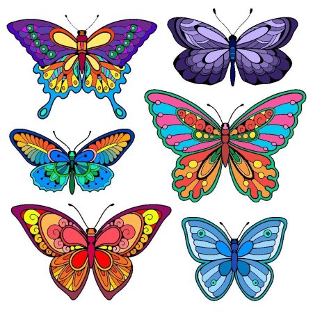 Бабочка рисунок для детей