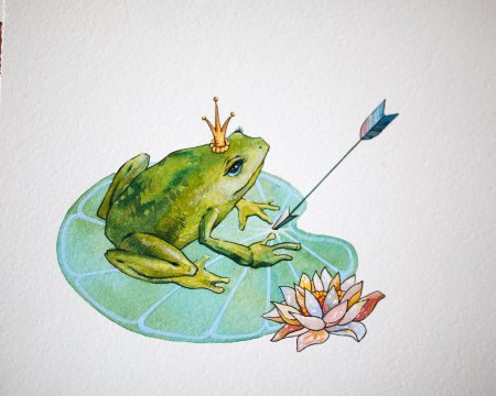 Иллюстрация к сказке Царевна лягушка для детей