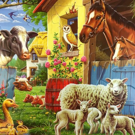 Пазл Larsen Скотный двор