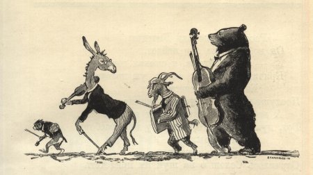 Иллюстрация к басне квартет