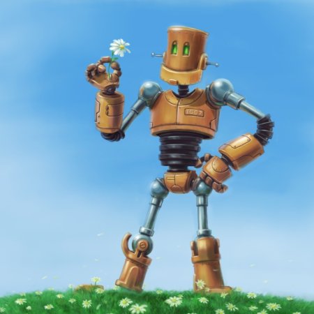 Робот из мультика