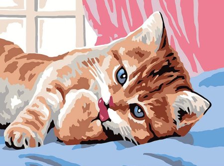 Картина по номерам котята