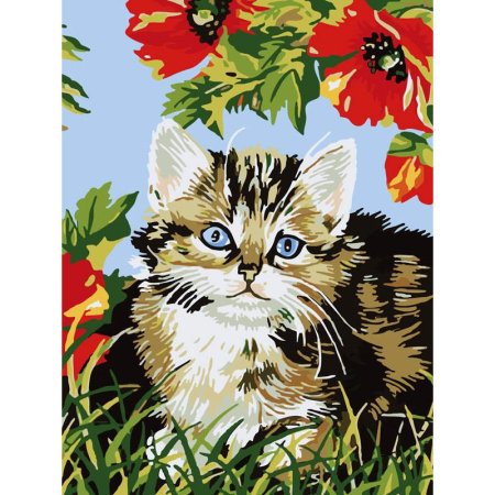 Картина по номерам котята
