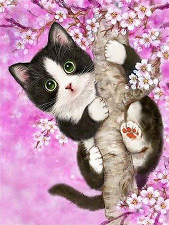 Paintboy картина по номерам "весенние котята" 30х40 см