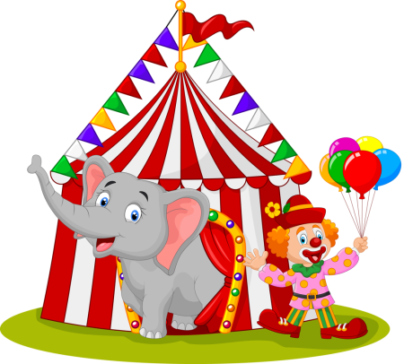 Цирк шапито рисунок для детей