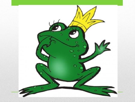 Царевна лягушка на прозрачном фоне