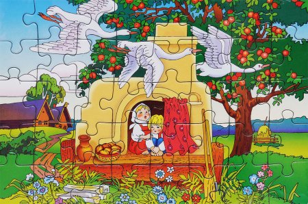 Гуси-лебеди. Русская народная сказка