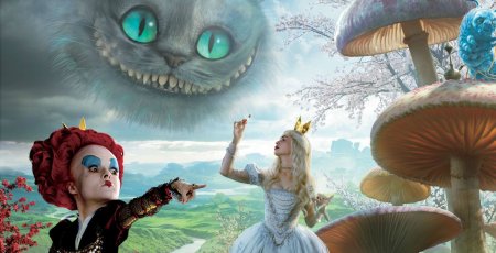 Алиса в стране чудес тим Бертон 2010