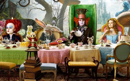 Алиса в стране чудес тим Бертон