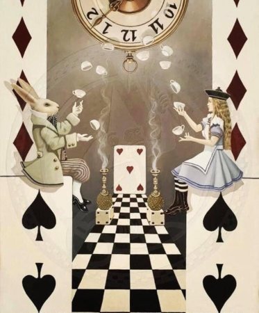 Шахматная Королева из Алисы в стране чудес рисунки
