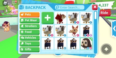 Петы в адопте инвентарь