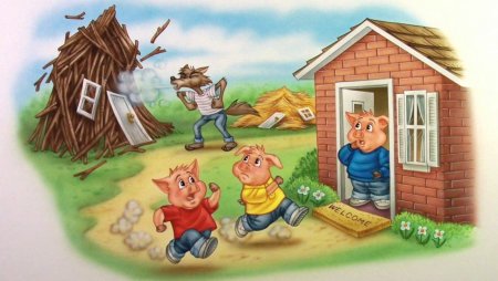 3 Поросенка и серый волк