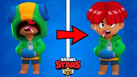 Леон из Brawl Stars без капюшона
