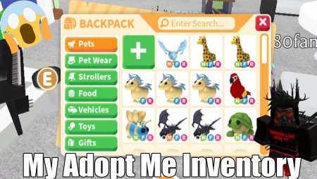 Инвентарь РОБЛОКС адопт ми