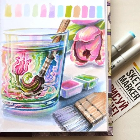 Маркеры для скетчинг