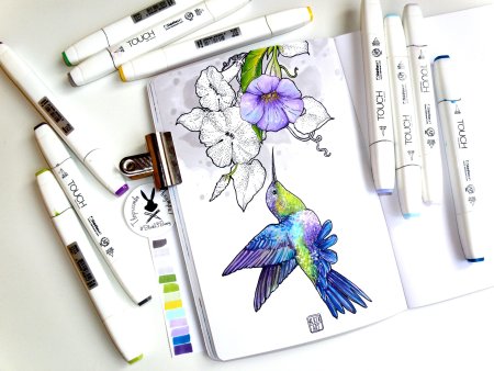 Рисунки маркерами