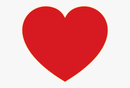 Красное сердечко