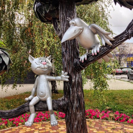 Памятник котенку с улицы Лизюкова в Воронеже