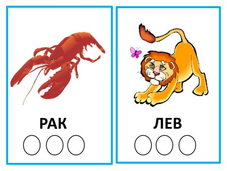 Карточки для буквенного анализа
