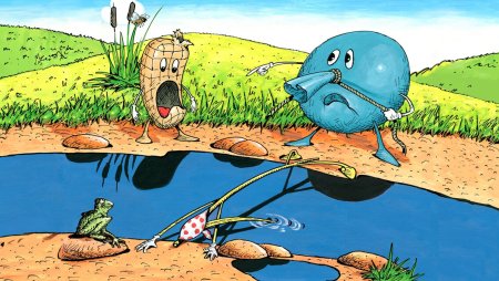 Пузырь, соломинка и лапоть