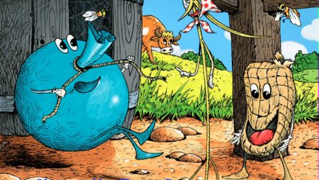 Пузырь соломинка и лапоть сказка