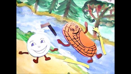 Шарик и соломинка