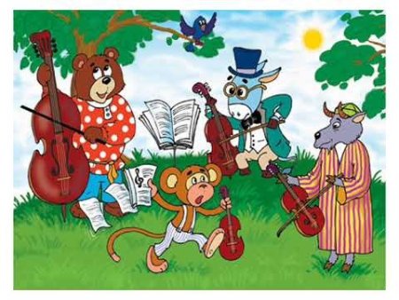 Рисунок к басне Крылова квартет