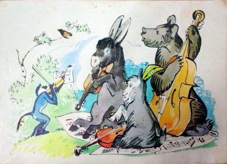 Квартет Иван Крылов мультфильм