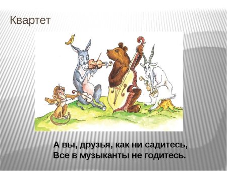 Крылов и.а. "квартет. Басни"