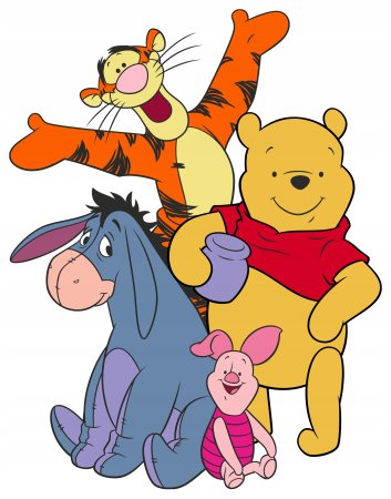 Герои диснеевского Винни пуха