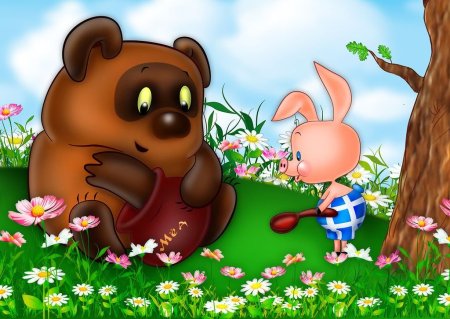 Винни пух и Пятачок