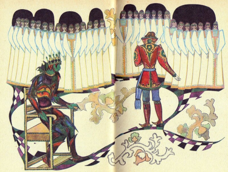 Сказка о царе Берендее Жуковский иллюстрации