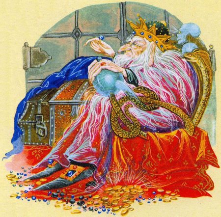 Сказка о царе Берендее Жуковский иллюстрации