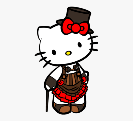 Стикеры Хелло Китти панк
