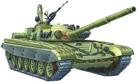 Танк т72 вектор