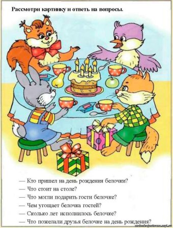 Развиваем речь по картинкам