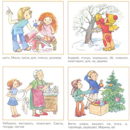 Придумай предложение по картинке