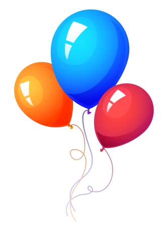 Шары на прозрачном фоне