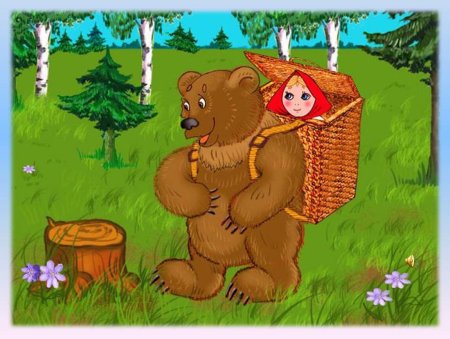 «Маша и медведь» скакзка