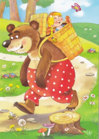Сказка Маша и медведь