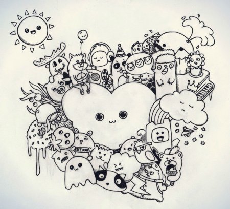 Мелкие рисунки для срисовки