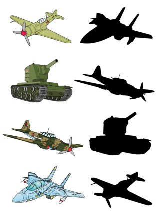 Лото Военная техника для дошкольников