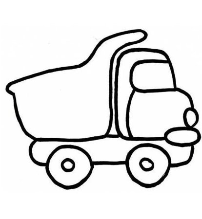 Раскраска для малышей. Машинки